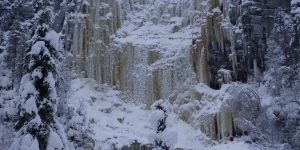 Korouoma-Loop hike at majestic canyon