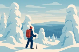 Read more about the article Riisitunturi winter hike: snow monsters & views
