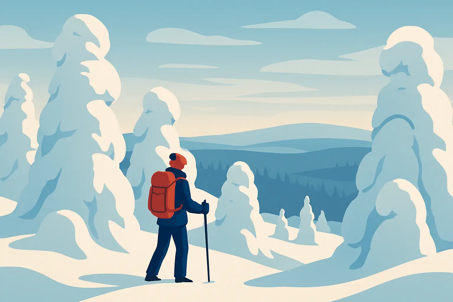 You are currently viewing Riisitunturi winter hike: snow monsters & views