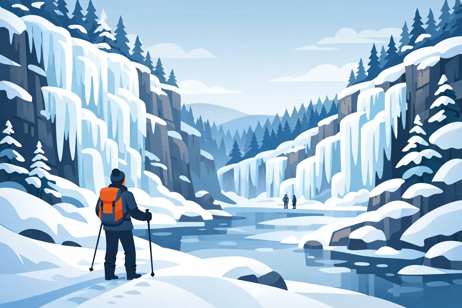 You are currently viewing Best Korouoma Frozen Waterfalls Hike Guide