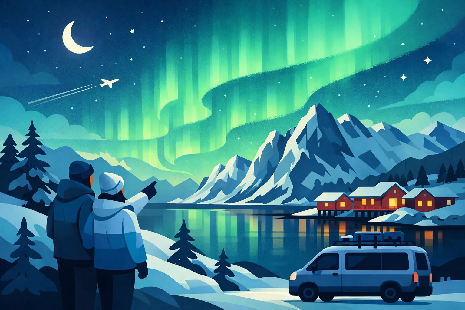 You are currently viewing Lofoten Northern Lights Tour from Finland