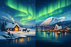 Read more about the article Rovaniemi or Tromsø Northern Lights?
