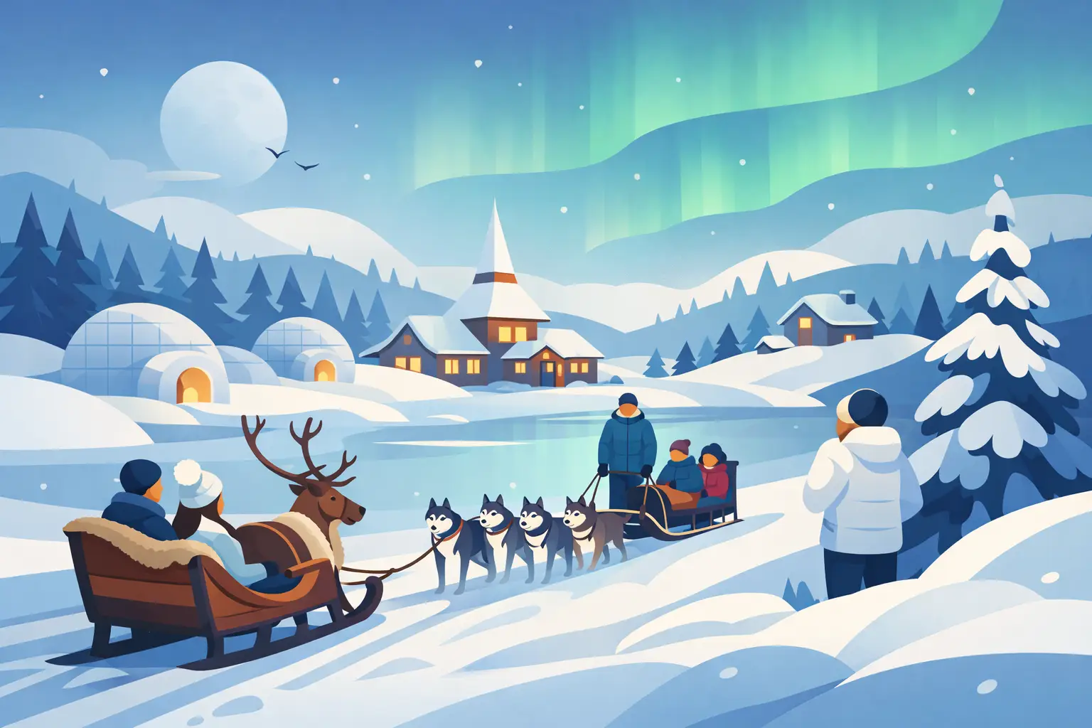 You are currently viewing Rovaniemi Winter Tours No Driving Needed