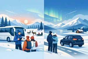 Read more about the article Guided Day Trip or Self Drive in Lapland?