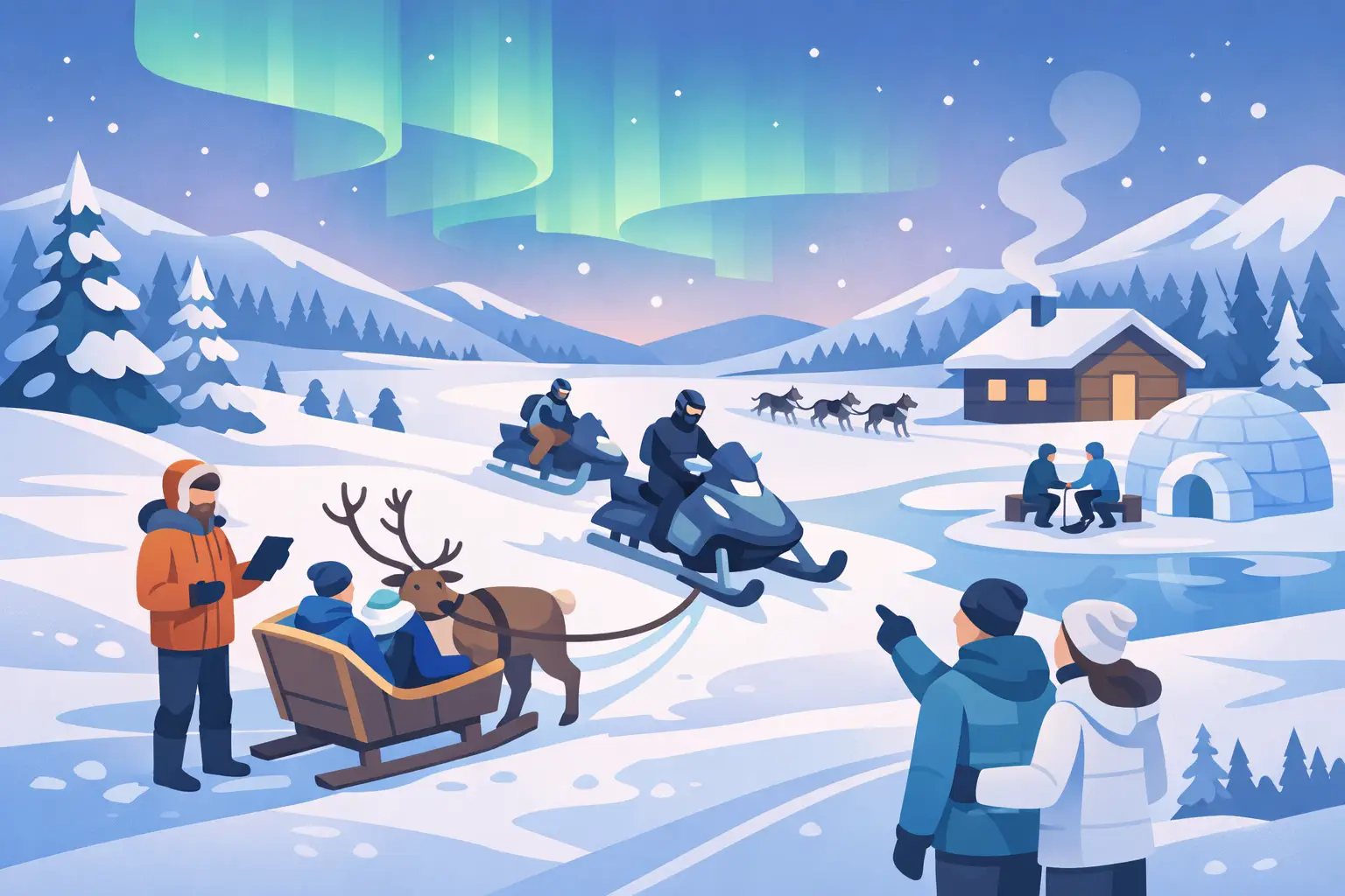 You are currently viewing How Lapland Day Tours Work in Winter