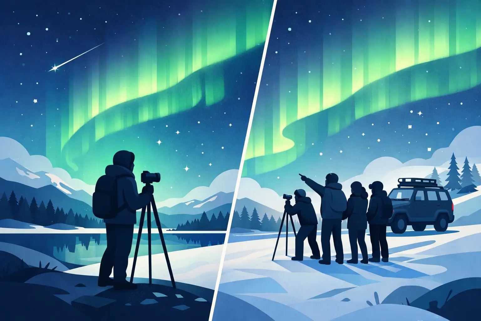 You are currently viewing Private Aurora Hunt vs Group: Which Wins?
