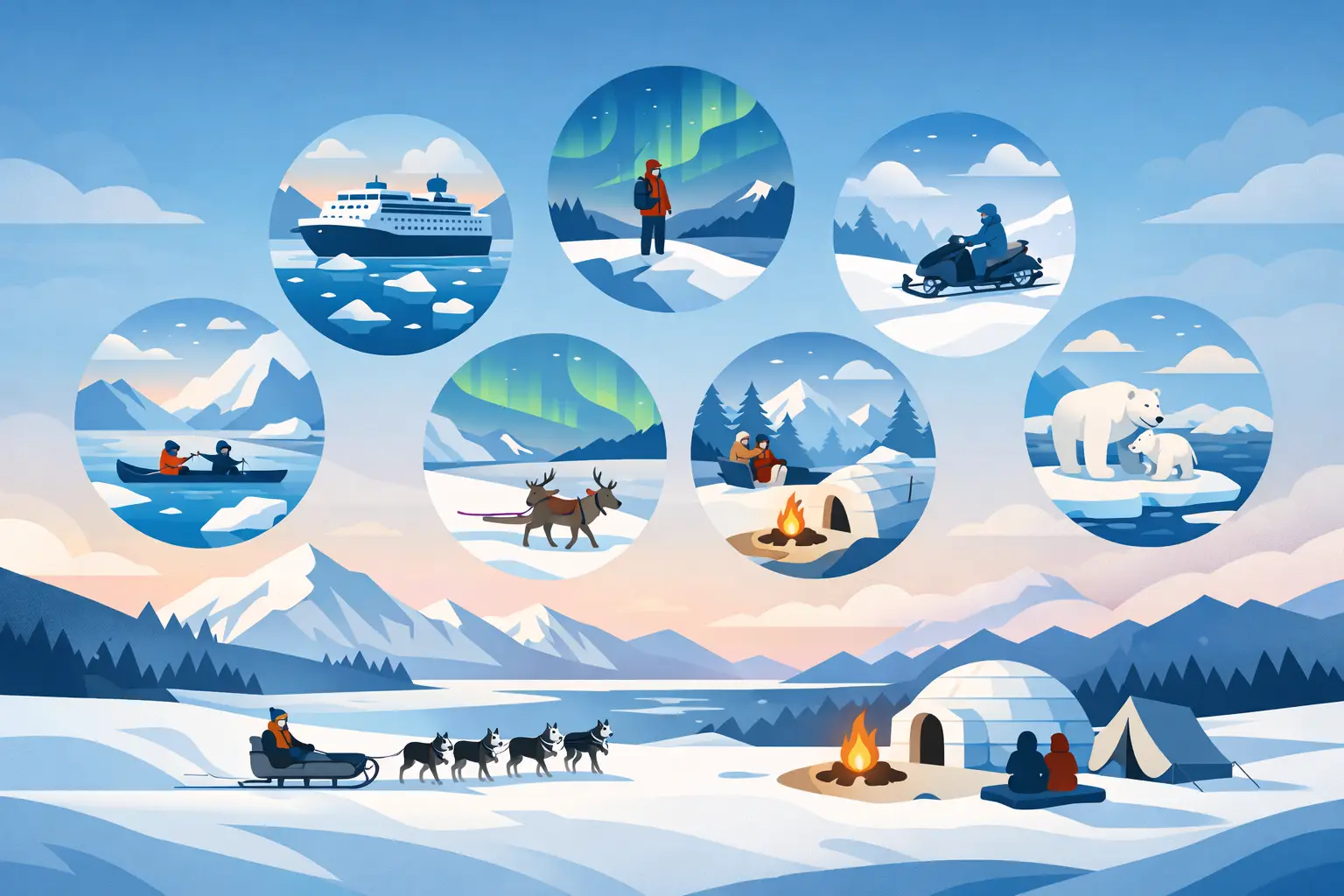 You are currently viewing 7 Multi Day Arctic Itinerary Ideas for Winter