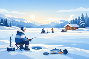 Read more about the article Guided Ice Fishing Experience in Lapland