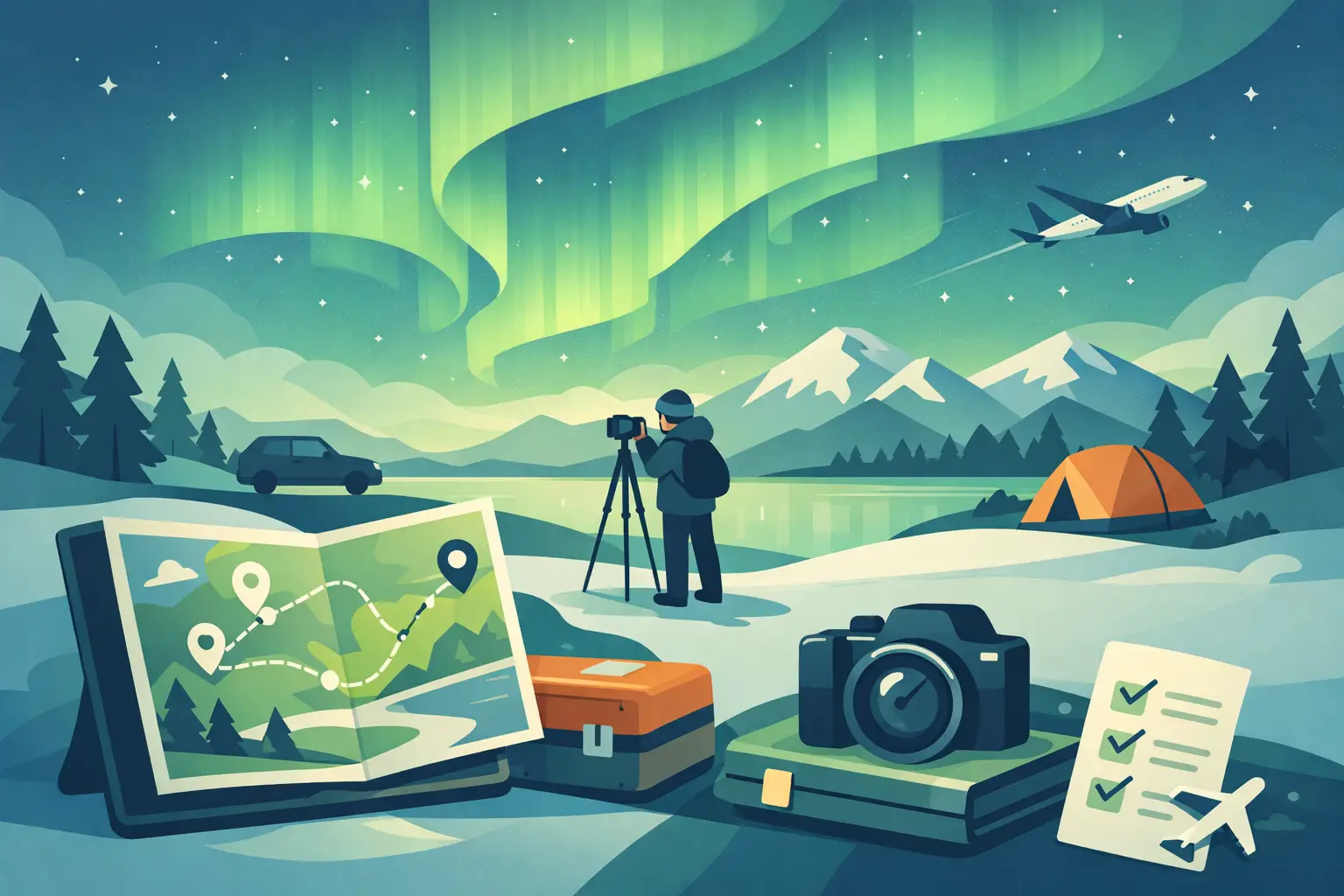 You are currently viewing Real Example Aurora Chase Itinerary