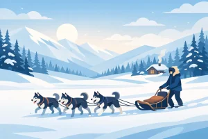 Read more about the article Husky Sledding in Lapland for Your Winter Break