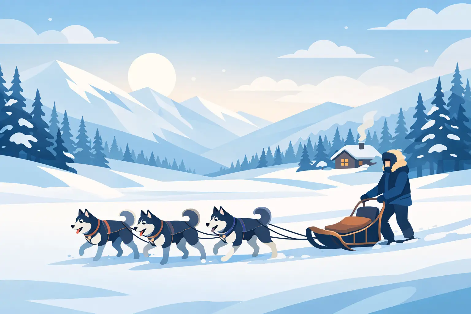 You are currently viewing Husky Sledding in Lapland for Your Winter Break